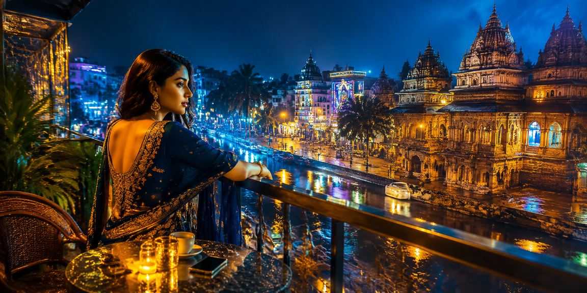 বাংলাদেশে নিয়ন আলোয় মোবাইলে ক্যাসিনো ও গেমিং উপভোগ করছেন একজন ব্যবহারকারী