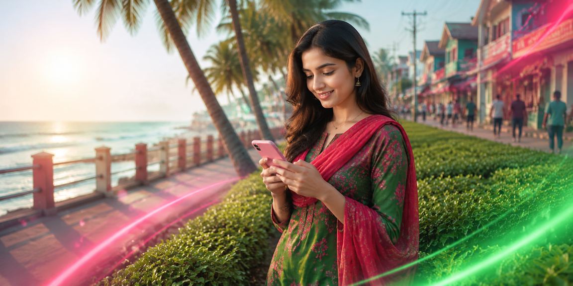 কুমিল্লায় লাল-সবুজ থিমে মোবাইল পেমেন্ট করে লটারি টিকিট কিনছেন ব্যবহারকারী