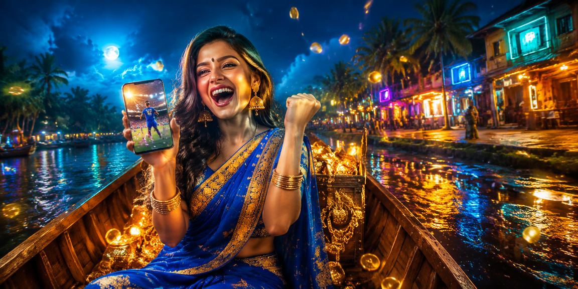 সুন্দরবনের নিয়নআলোয় অনলাইন লটারি রেজিস্টার বোনাস দেখছেন ব্যবহারকারী
